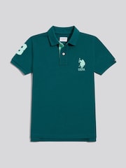 U.S. Polo Assn Green Player Polo Shirt - Image 6 of 9