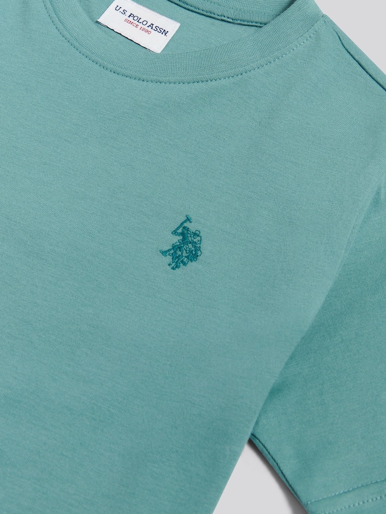 U.S. Polo Assn. Arctic Texture Double Horsemen T-Shirt - Image 3 of 3 U.S. Polo Assn. Arctic Texture Double Horsemen T-Shirt - Image 3 of 3