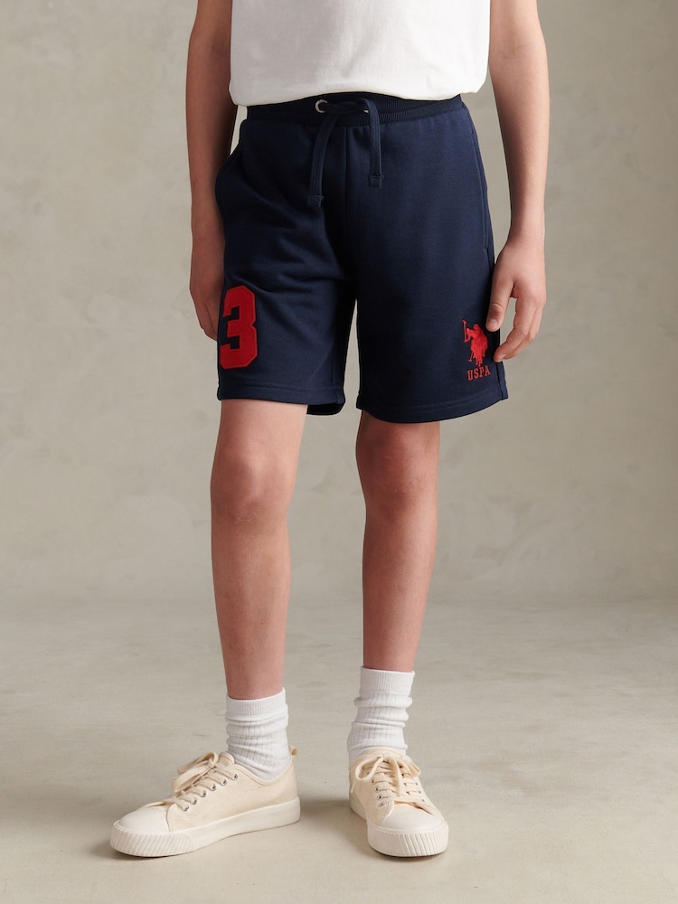 Tumši zils - U.S. Polo Assn. Spēlētāja 3 sporta šorti - Attēls 1 no 9