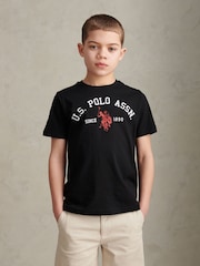 U.S. Polo Assn. Black Signature Arch Print T-Shirt - Image 1 of 7