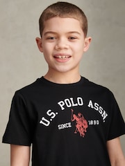 U.S. Polo Assn. Black Signature Arch Print T-Shirt - Image 2 of 7