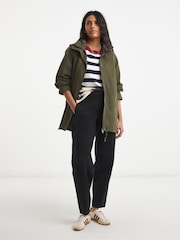 Simply Be Green Funnel Neck Lyocell Jacket - Image 1 of 4