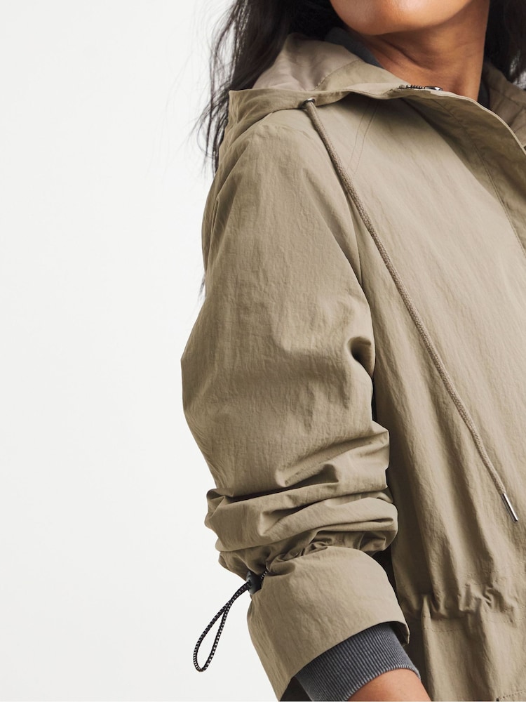 Simply Be Brown Longline Tech Parka - Image 4 of 4 Simply Be Brown Longline Tech Parka - Image 4 of 4