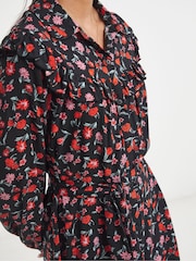 Simply Be Frill Detail Shirt Dress - Image 4 of 4