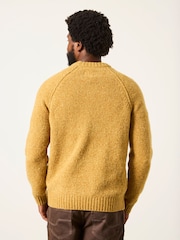 FatFace Deanston Yellow Crew Neck Jumper - Image 2 of 6