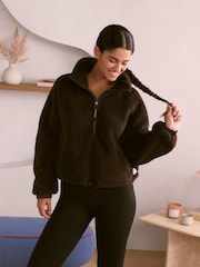 Bath & Body Works Borg Jacket with New York Embroidery - 6суретінің 4 суреті