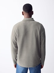 Neutral - Cord Long Sleeve Polo Shirt - Bild 3 von 8