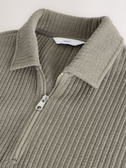 Neutral - Cord Long Sleeve Polo Shirt - Bild 7 von 8