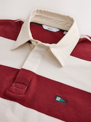 Red/White Horizontal Stripe Rugby Shirt - Image 7 of 9