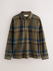 Green/Blue Check Heritage Long Sleeve Overshirt - Image 7 of 9