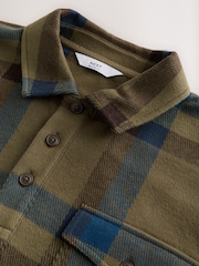 Green/Blue Check Heritage Long Sleeve Overshirt - Image 9 of 9