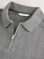 Black/Grey Heritage Regular Fit Polo Shirt - Image 8 of 8