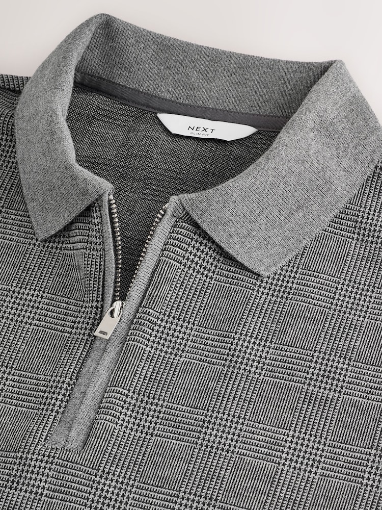 Black/Grey Heritage Regular Fit Polo Shirt - Image 8 of 8 Black/Grey Heritage Regular Fit Polo Shirt - Image 8 of 8