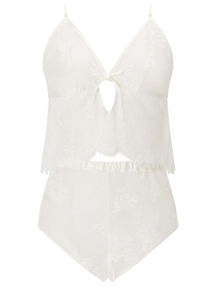 Ann Summers White Availing All Over Lace Cami Pyjama Set - Image 5 of 5