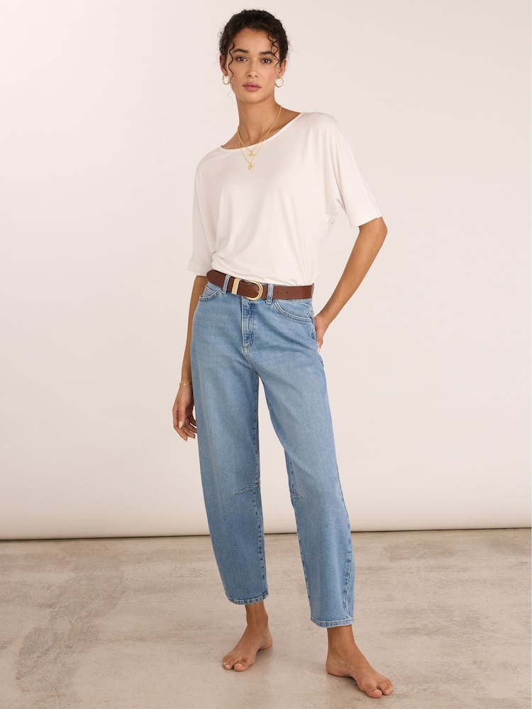 Baukjen Nixi Stretch Denim Barrel Jeans - Bild 1 von 5