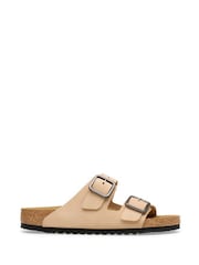 Birkenstock Sandcastle Arizona Wire Buckle Nubuck Sandals - Image 1 of 3