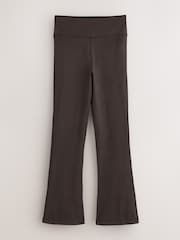 Chocolate Brown Studio Cosy Fleece Kickflare Leggings - Image 1 of 3