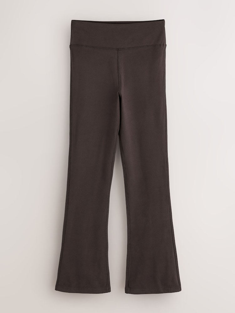 Chocolate Brown Studio Cosy Fleece Kickflare Leggings - Image 1 of 3 Chocolate Brown Studio Cosy Fleece Kickflare Leggings - Image 1 of 3