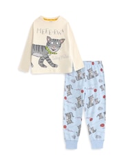 Vanilla Underground Tabby McTat Long Sleeve Long Leg Pyjamas Set - תמונה 1 מתוך 6