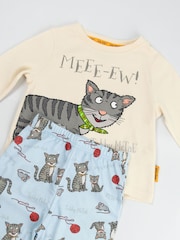 Vanilla Underground Tabby McTat Long Sleeve Long Leg Pyjamas Set - תמונה 3 מתוך 6
