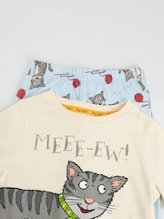Vanilla Underground Tabby McTat Long Sleeve Long Leg Pyjamas Set - תמונה 4 מתוך 6