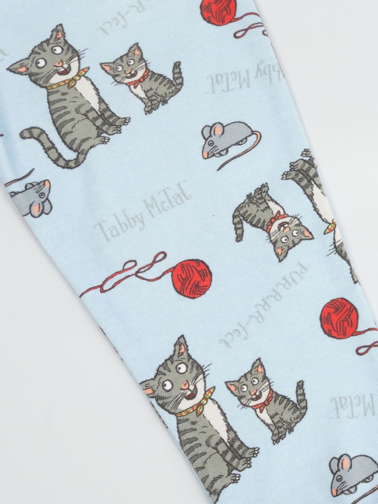 Vanilla Underground Tabby McTat Long Sleeve Long Leg Pyjamas Set - תמונה 6 מתוך 6