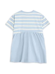 أزرق - فستان مخطط مزيّن برسمة Peter Rabbit من Vanilla Underground - صورة 2 من 6