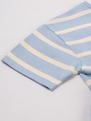 أزرق - فستان مخطط مزيّن برسمة Peter Rabbit من Vanilla Underground - صورة 5 من 6