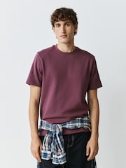 Purple Regular Fit Motionflex Soft Heavyweight T-Shirt - Image 1 of 7