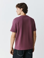 Purple Regular Fit Motionflex Soft Heavyweight T-Shirt - Image 3 of 7