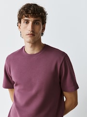 Purple Regular Fit Motionflex Soft Heavyweight T-Shirt - Image 4 of 7