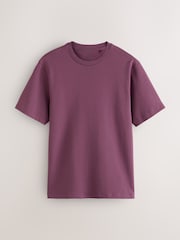 Purple Regular Fit Motionflex Soft Heavyweight T-Shirt - Image 5 of 7