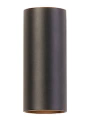Searchlight Black Lillie Cylinder Up&Down Wall Light, GU10 - Image 2 of 4