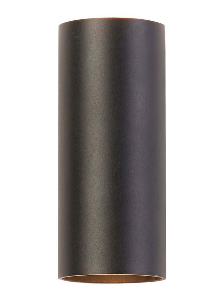 Searchlight Black Lillie Cylinder Up&Down Wall Light, GU10 - Image 2 of 4