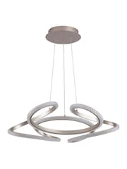 Searchlight Brown Harris LED Pendant, Metal - Image 4 of 4