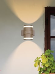 Searchlight Gold Carni LED Outdoor Wall Light - Image 1 of 4