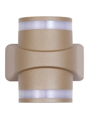 Searchlight Gold Carni LED Outdoor Wall Light - Image 3 of 4