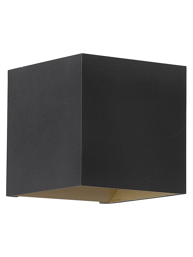 Searchlight Black Bron Square Up & Down Wall Light, G9 - Image 4 of 4
