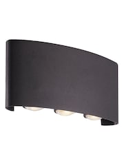 Searchlight Black FINKLE LED Outdoor Wall Light, Aluminum - Image 3 of 3