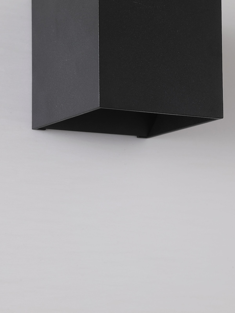 Searchlight Sand Black Bron Square Up & Down Wall Light G10 - Image 2 of 4 Searchlight Sand Black Bron Square Up & Down Wall Light G10 - Image 2 of 4