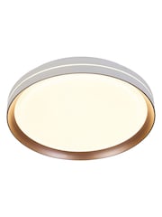 Searchlight Brown Cally LED Flush, Meta Ceiling Light - Image 4 of 4