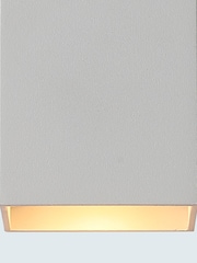 Searchlight White Evry Square Up & Down Wall Light, GU10 - Image 3 of 4