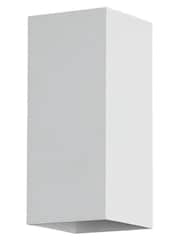 Searchlight White Evry Square Up & Down Wall Light, GU10 - Image 4 of 4
