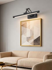 Searchlight Black Massy Rechargeable Wall Lamp - Image 1 of 5