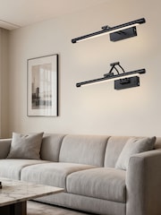 Searchlight Black Massy Rechargeable Wall Lamp - Image 4 of 5