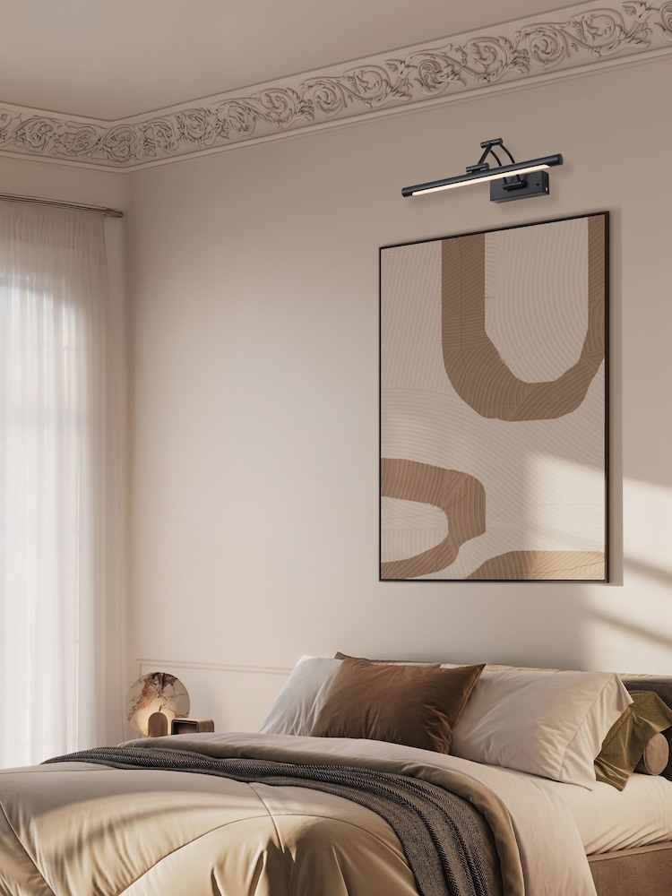 Searchlight Black Massy Rechargeable Wall Lamp - Image 5 of 5