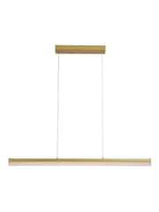 Searchlight Gold Lunel LED Pendant Light, Metal - Image 2 of 4