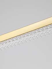 Searchlight Gold Lunel LED Pendant Light, Metal - Image 4 of 4