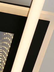 Searchlight Black Braxton LED Flush - Image 2 of 4