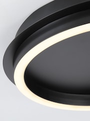 Searchlight Black Harley LED Ceiling Lamp - Metal with Acrylic - Image 2 of 4
